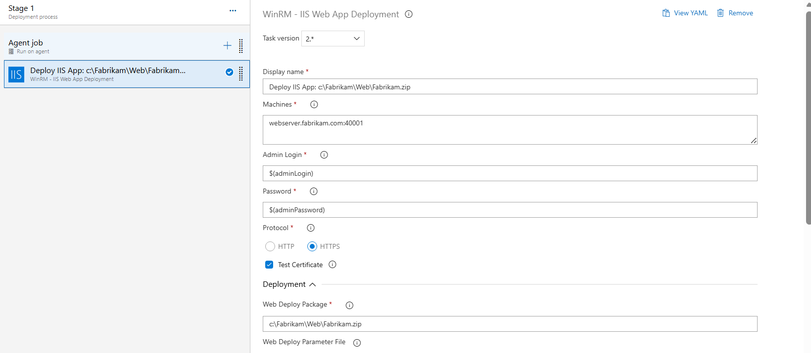 WinRM: IIS Web App Deployment