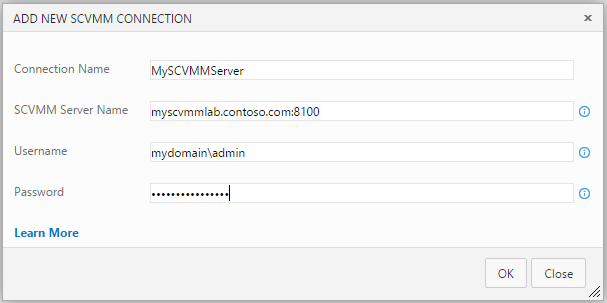 SCVMMConnection