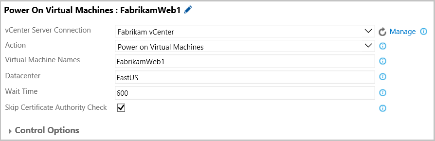 Power On or Delete VMware VMs