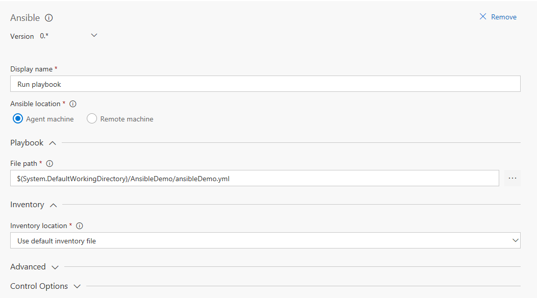 Run Ansible Playbook