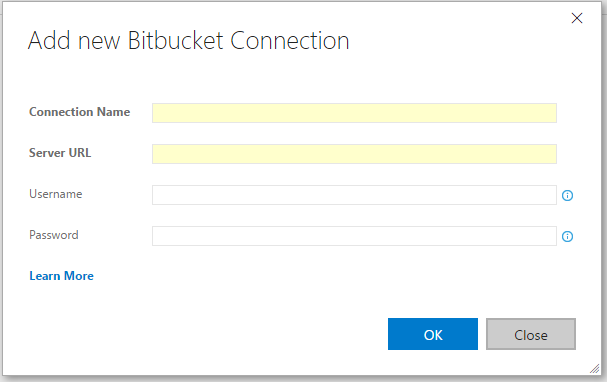 Creating a Bitbucket® endpoint connection