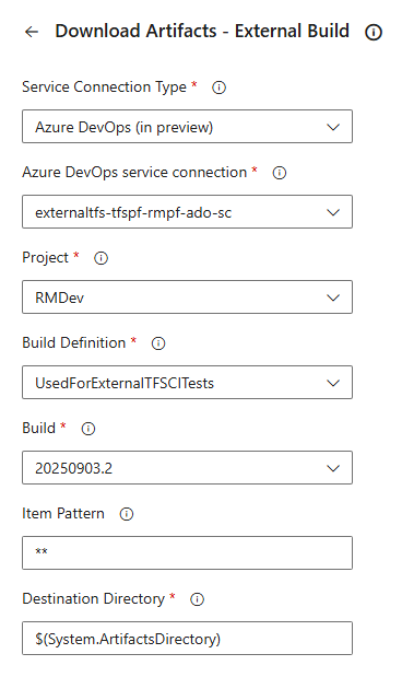 External Build inputs